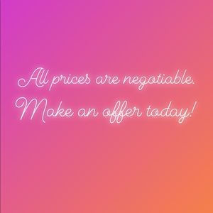 All prices negotiable!